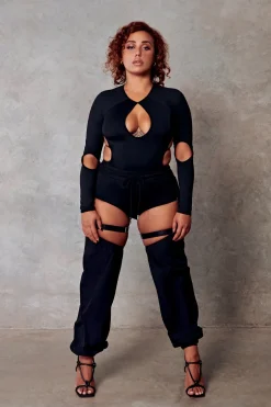 Body & Jumpsuits*CXIX 119 Plunge Bodysuit - Black