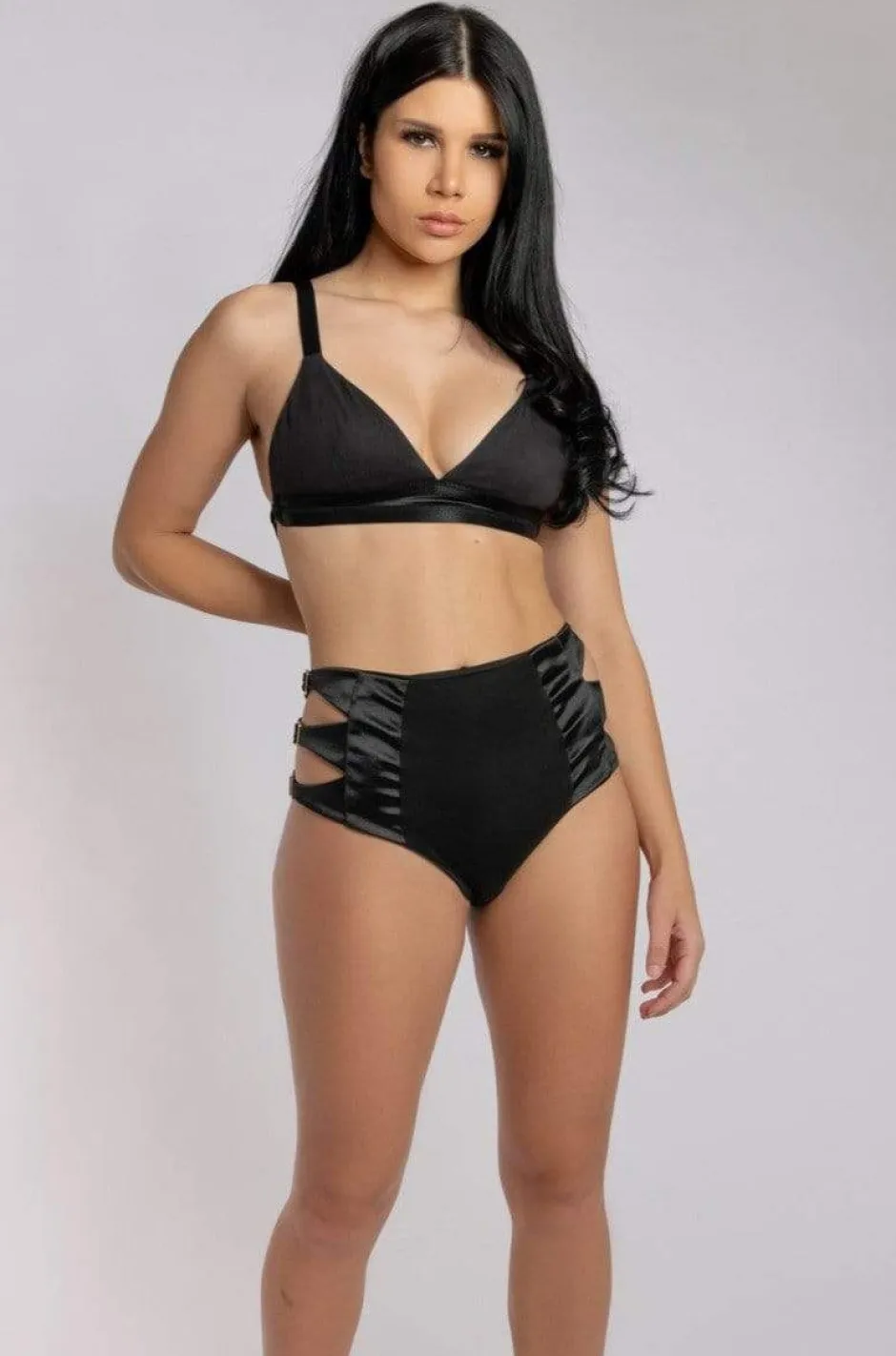 High Waisted Bottoms*CXIX Aphrodite High Waist Bottoms - Black