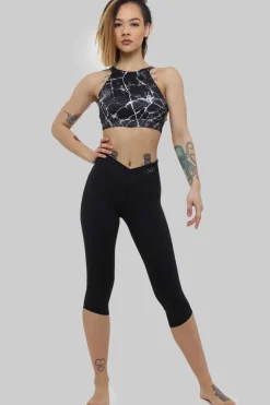 Leggings & Bikers*CXIX Capri Leggings: Classique Black