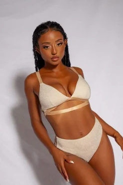 Tees & Tops*CXIX Cora Triangle Bra - Champagne