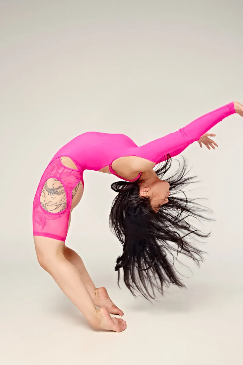 Body & Jumpsuits*CXIX Dollhaus Mesh Bodysuit - Barbie Pink
