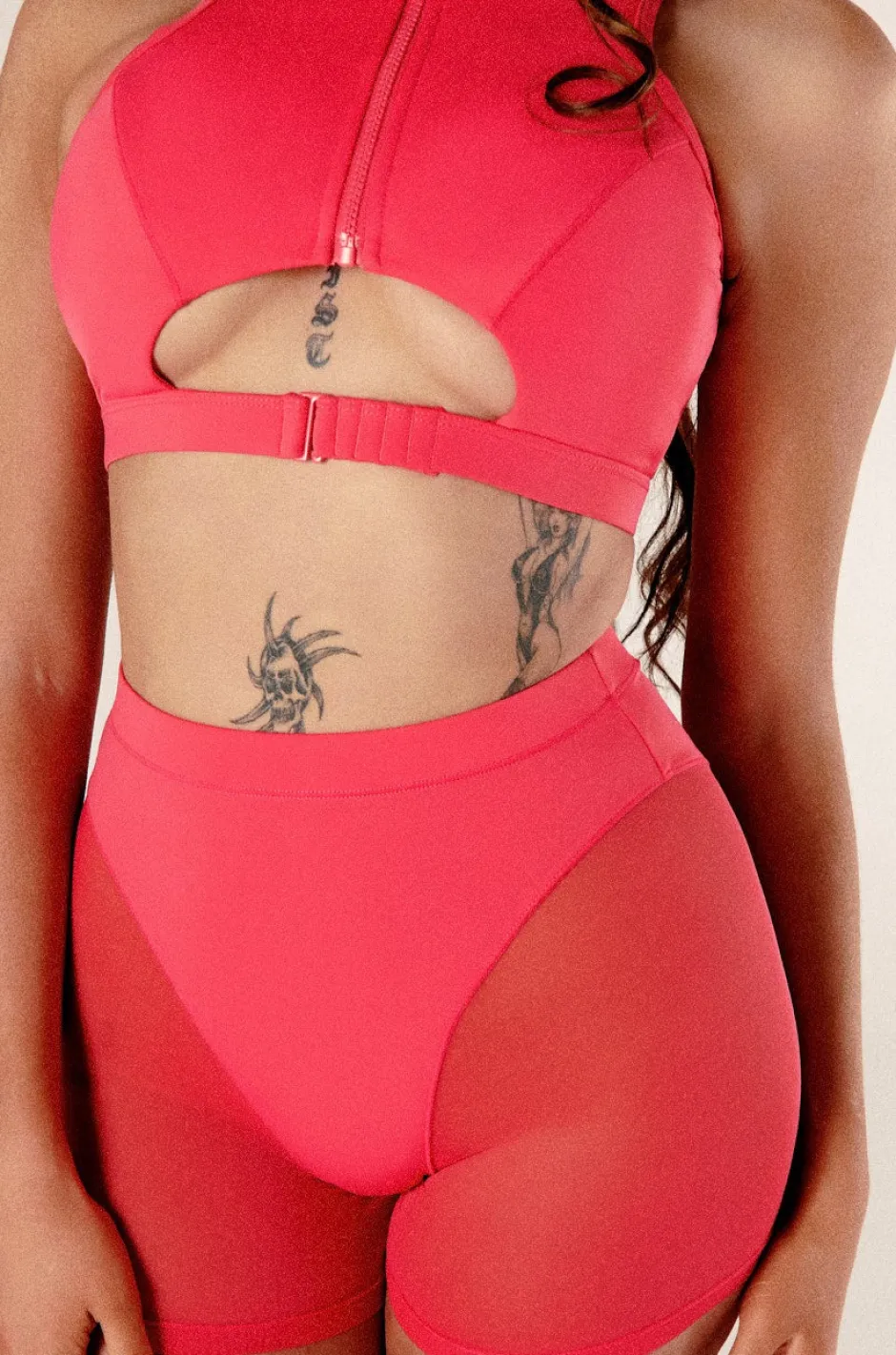 Tees & Tops*CXIX Dollhaus Sports Bra - Watermelon