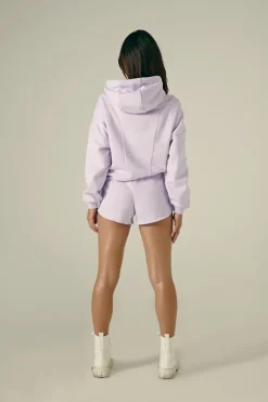 Joggers & Jumpers*CXIX Droptop Zip Hoodie - Lilac