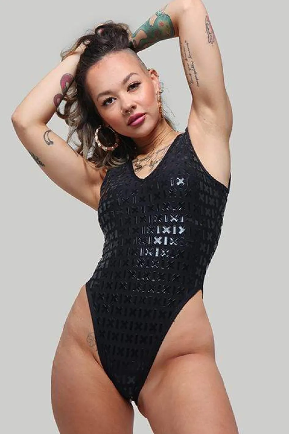 Gecko Grip™ Apparel*CXIX Gecko Grip™ Bodysuit: Black