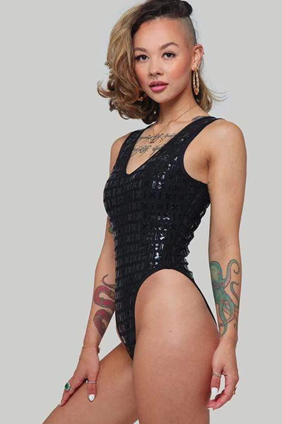 Body & Jumpsuits*CXIX Gecko Grip™ Bodysuit: Black
