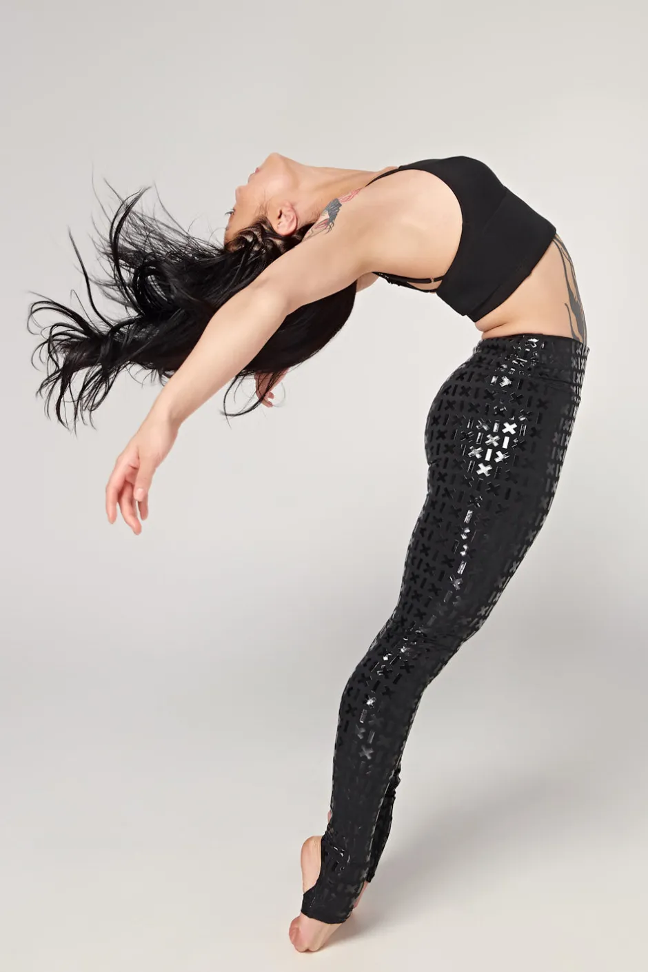 Gecko Grip™ Apparel*CXIX Gecko Grip™ Leggings: Black Waistband Grip