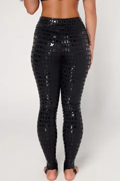 Gecko Grip™ Apparel*CXIX Gecko Grip™ Leggings: Black Waistband Grip