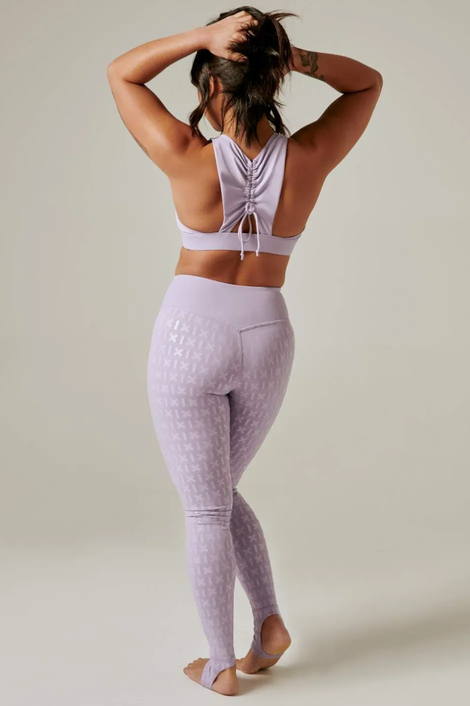 High Waisted Bottoms*CXIX Gecko Grip™ Leggings: Lilac