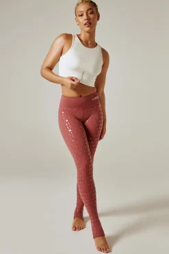 Leggings & Bikers*CXIX Gecko Grip™ Leggings: Mauve