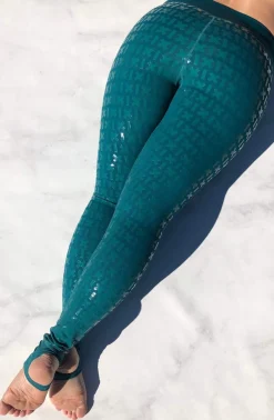 Gecko Grip™ Apparel*CXIX Gecko Grip™ Leggings: Teal