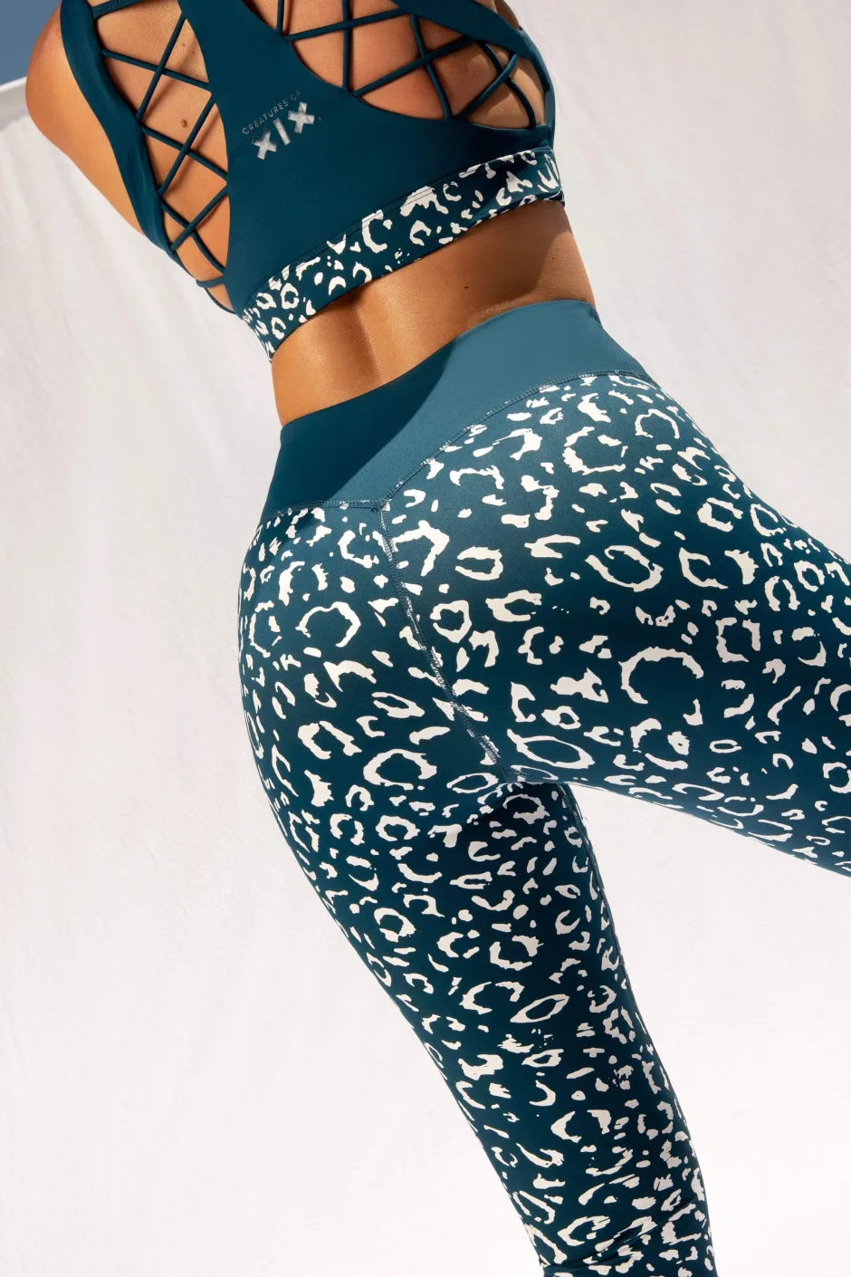 Gecko Grip™ Apparel*CXIX Gecko Grip™ Leggings: Twilight Leopard
