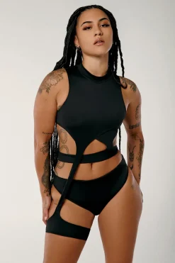 High Waisted Bottoms*CXIX High Waist Bottom - Black