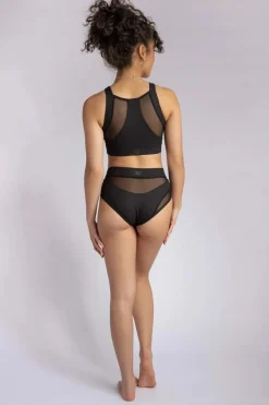 High Waisted Bottoms*CXIX High Waisted Bottoms - Black Croc