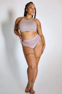 High Waisted Bottoms*CXIX High Waisted Bottoms - Lilac Snake