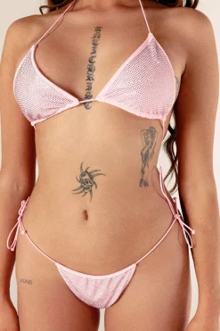 Tees & Tops*CXIX Hoah Bikini Top - Sparkle Pink