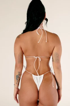 Tees & Tops*CXIX Hoah Bikini Top - Sparkle White