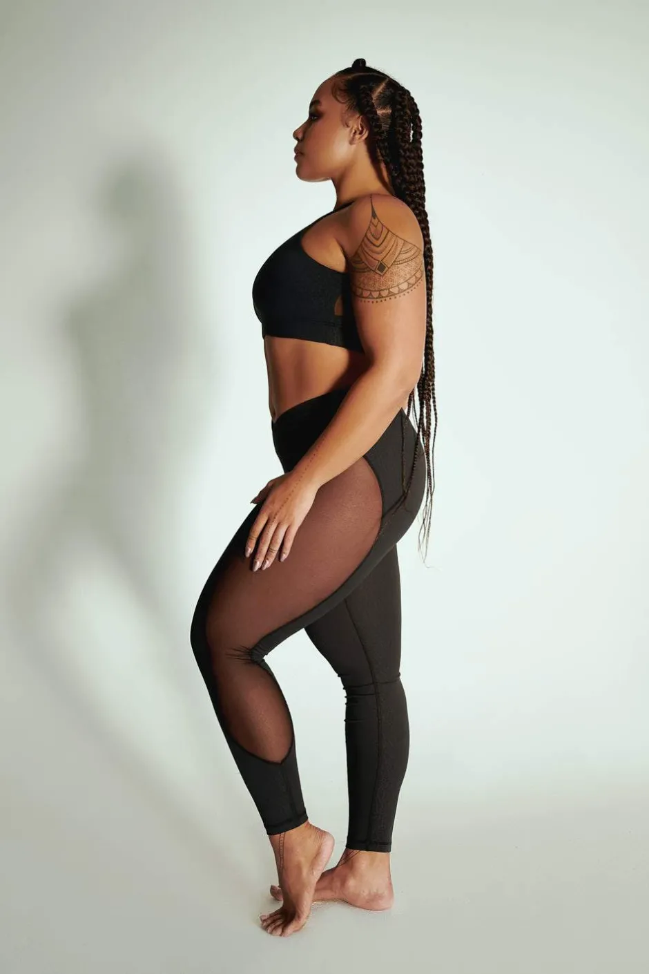 Leggings & Bikers*CXIX Leggings: Black Croc