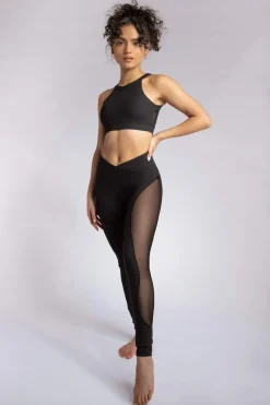 Leggings & Bikers*CXIX Leggings: Black Croc