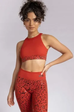 Tees & Tops*CXIX Nyx Top: Red Leopard
