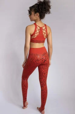 Tees & Tops*CXIX Nyx Top: Red Leopard