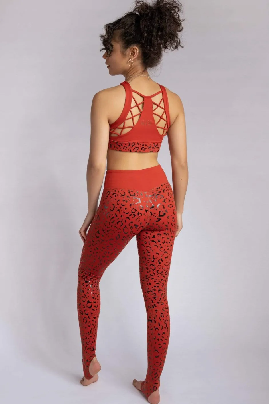 Tees & Tops*CXIX Nyx Top: Red Leopard