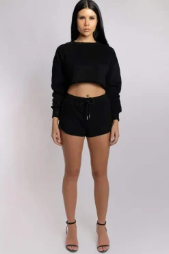 Joggers & Jumpers*CXIX Off-Duty Short - Black