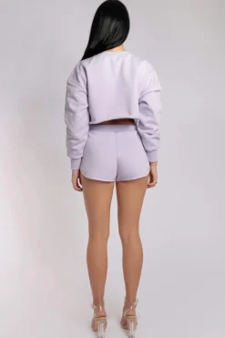 Joggers & Jumpers*CXIX Off-Duty Short - Lilac
