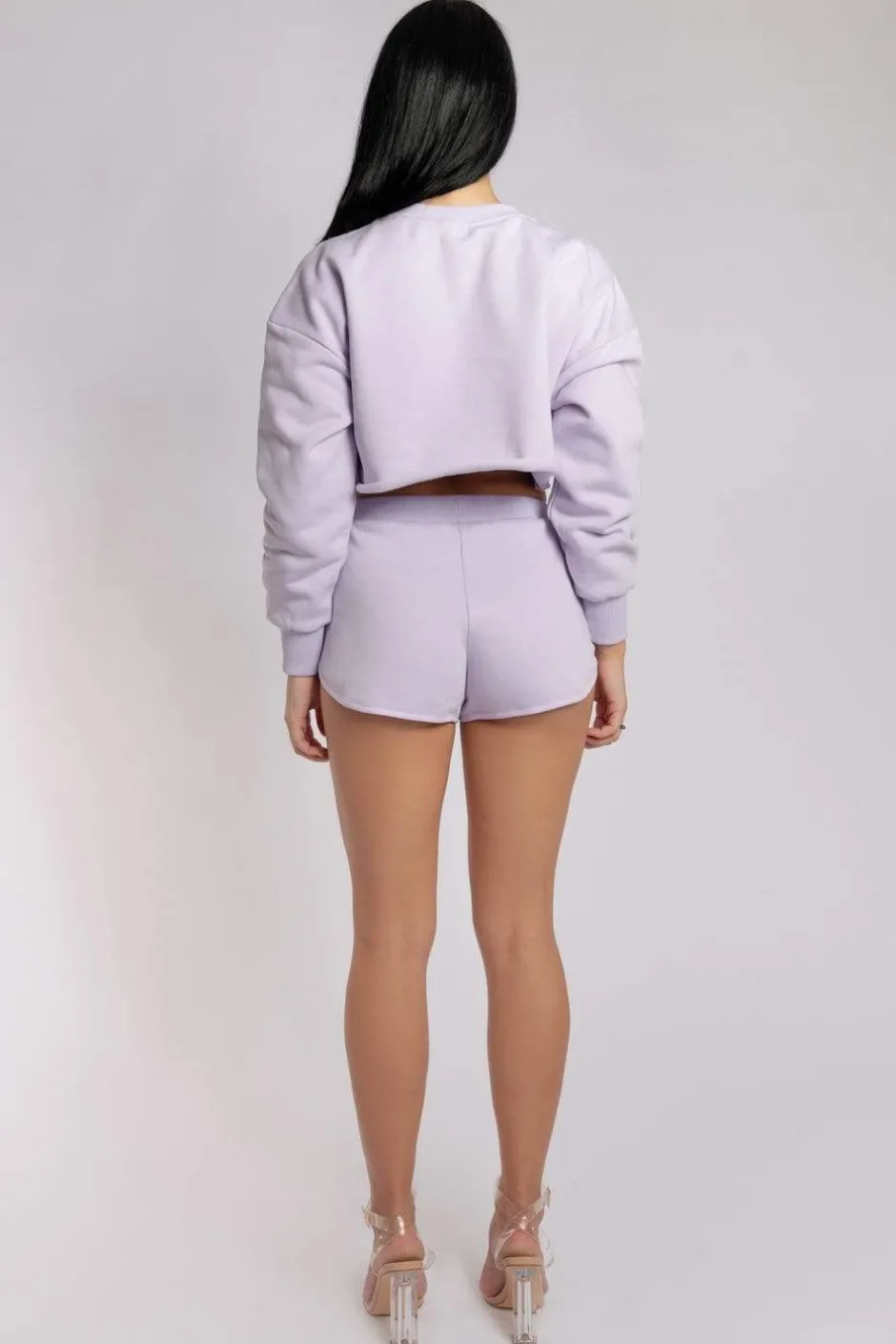 Tees & Tops*CXIX Off-Duty Short - Lilac