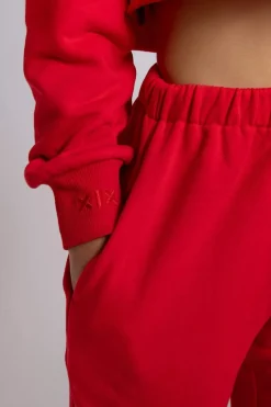 Tees & Tops*CXIX Oversized Cropped Jumper - Jalapeno