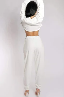 Joggers & Jumpers*CXIX Oversized Jogger Bottoms - Ecru