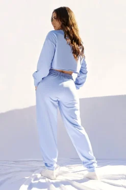 Joggers & Jumpers*CXIX Oversized Jogger Bottoms - Powder Blue
