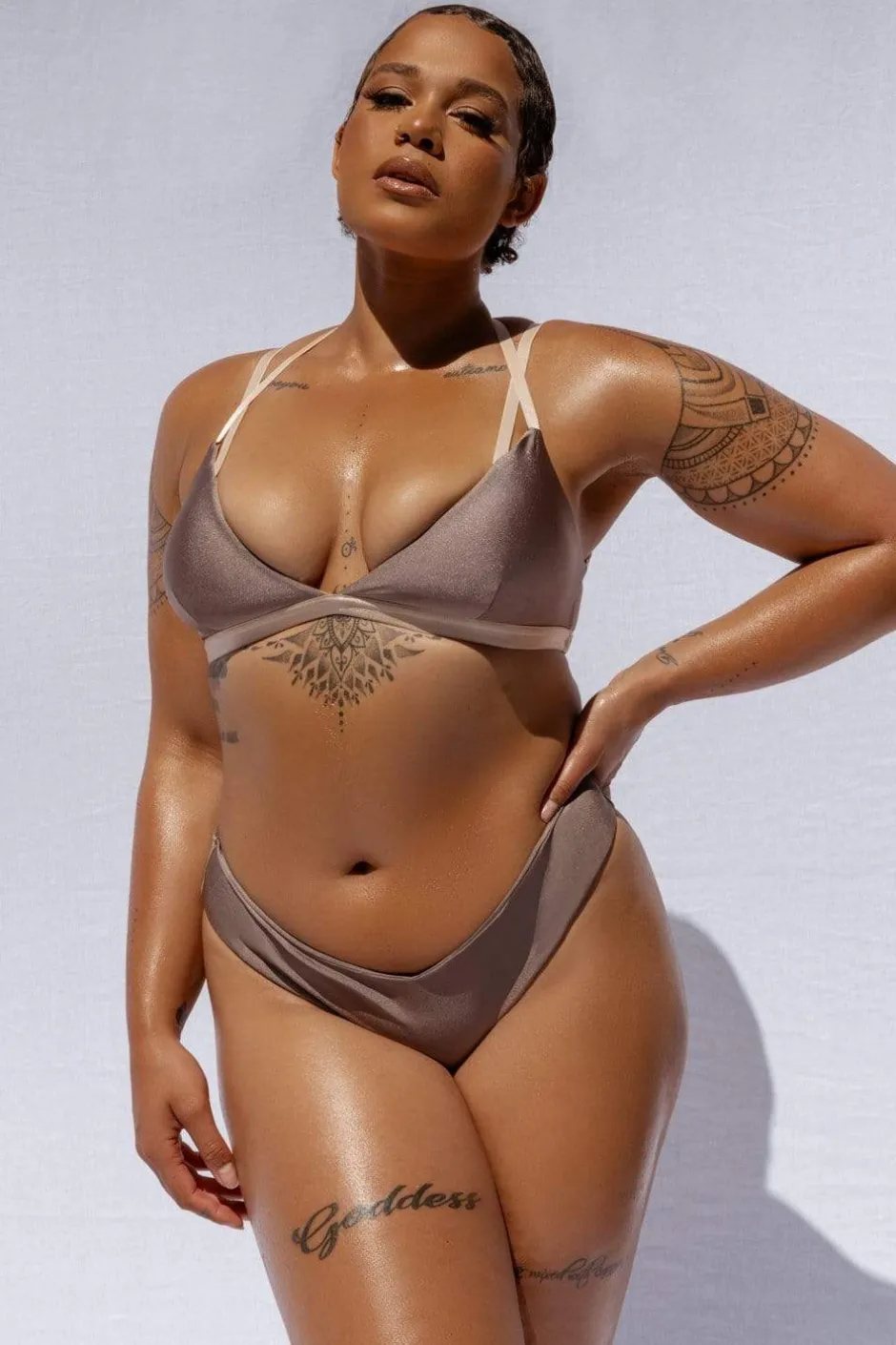 Tees & Tops*CXIX Saintly Top - Bronzed