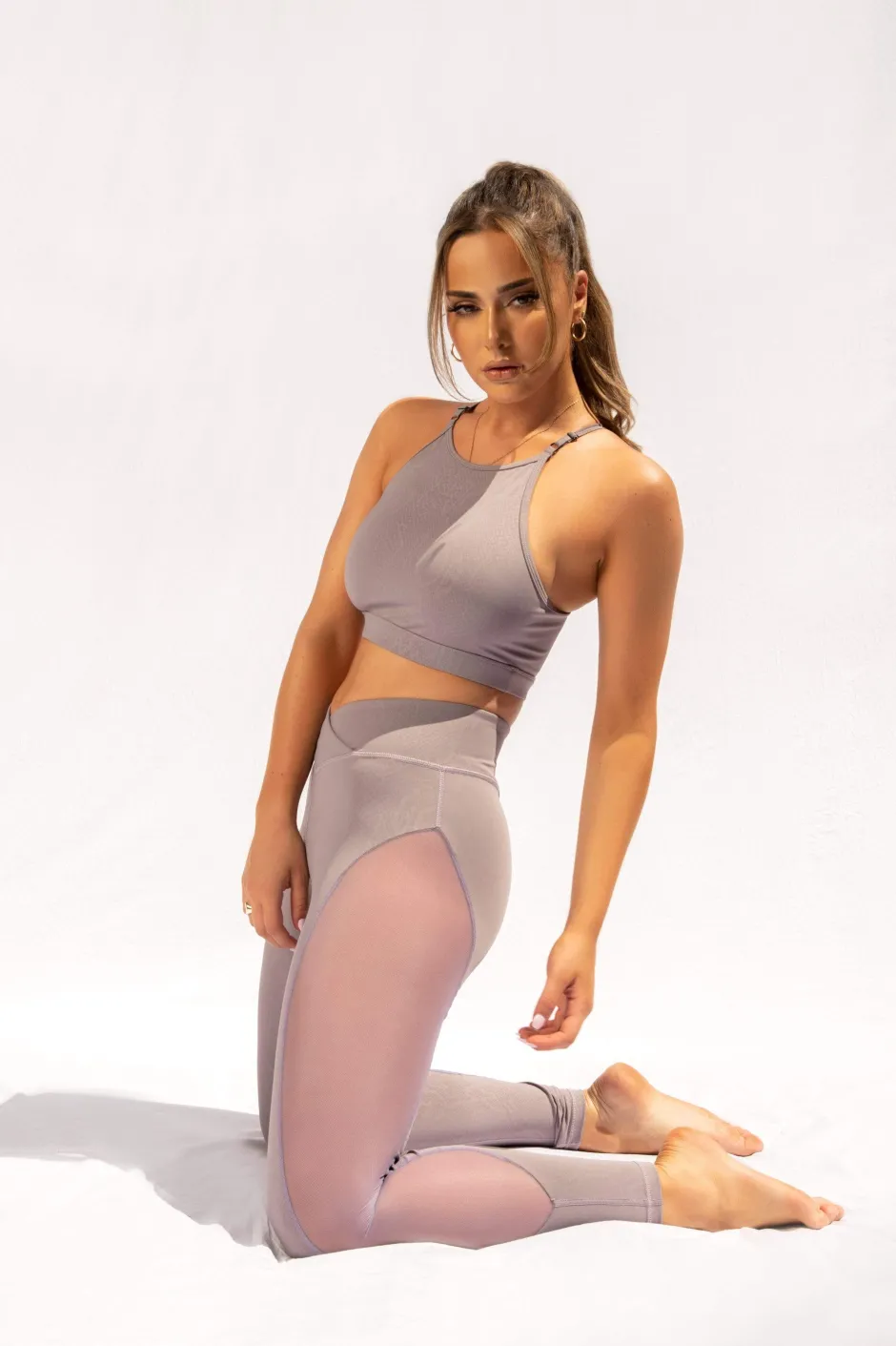Tees & Tops*CXIX Selene Top - Lilac Snake