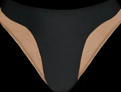 High Waisted Bottoms*CXIX Silhouette High Waist Bottoms - Black With Cream Mesh