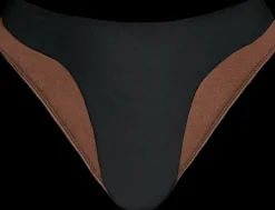 High Waisted Bottoms*CXIX Silhouette High Waist Bottoms - Black With Cocoa Mesh