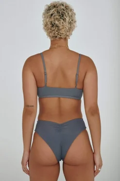Cheeky Bottoms*CXIX The Hills Bottoms - Ribbed Dark Grey