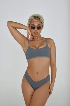 Cheeky Bottoms*CXIX The Hills Bottoms - Ribbed Dark Grey