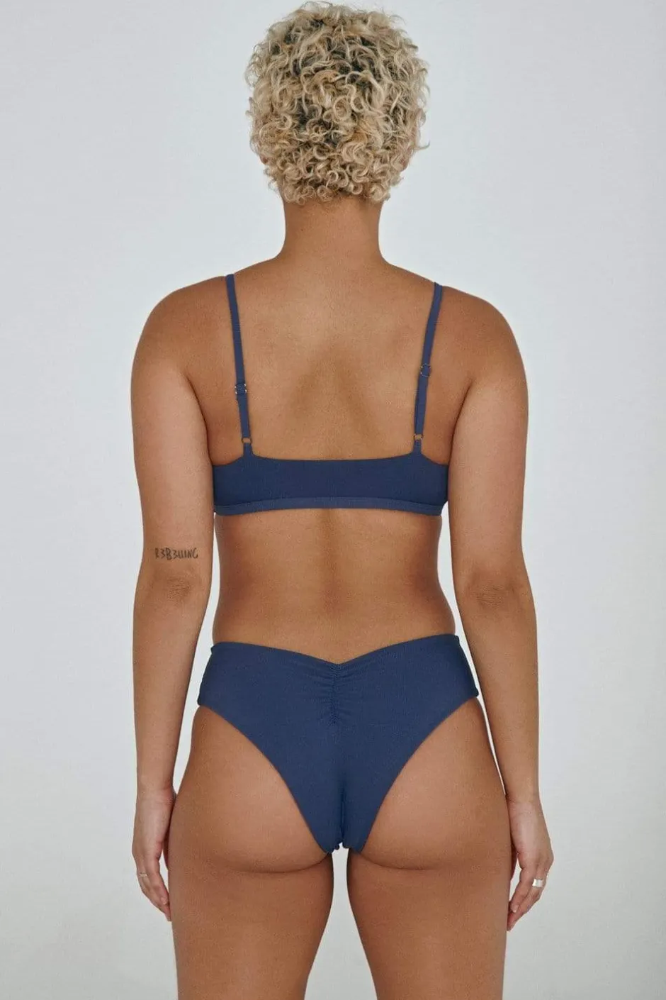 Cheeky Bottoms*CXIX The Hills Bottoms - Ribbed Navy
