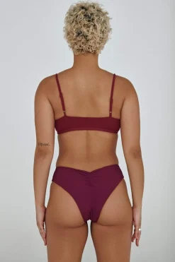 Cheeky Bottoms*CXIX The Hills Bottoms - Ribbed Plum