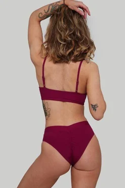 Tees & Tops*CXIX The Hills Raree Top - Ribbed Plum