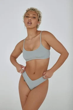 Tees & Tops*CXIX The Hills Top - Ribbed Light Grey