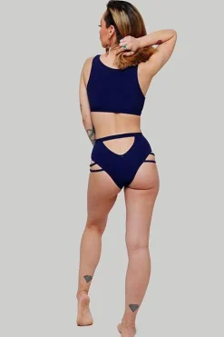 Tees & Tops*CXIX The Valley Top - Ribbed Navy