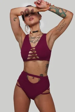Tees & Tops*CXIX The Valley Top - Ribbed Plum